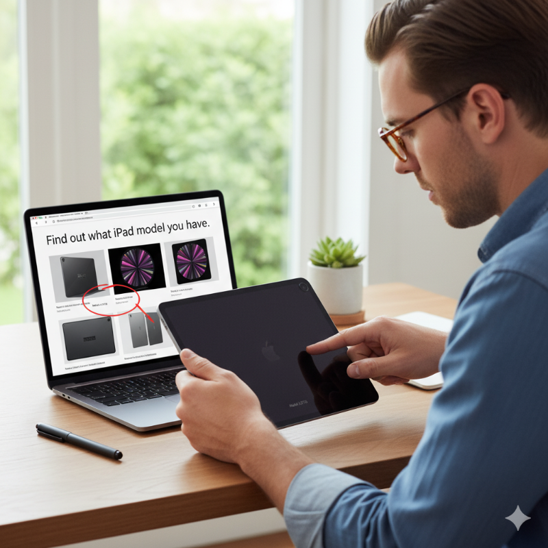 Find out what iPad model you have.