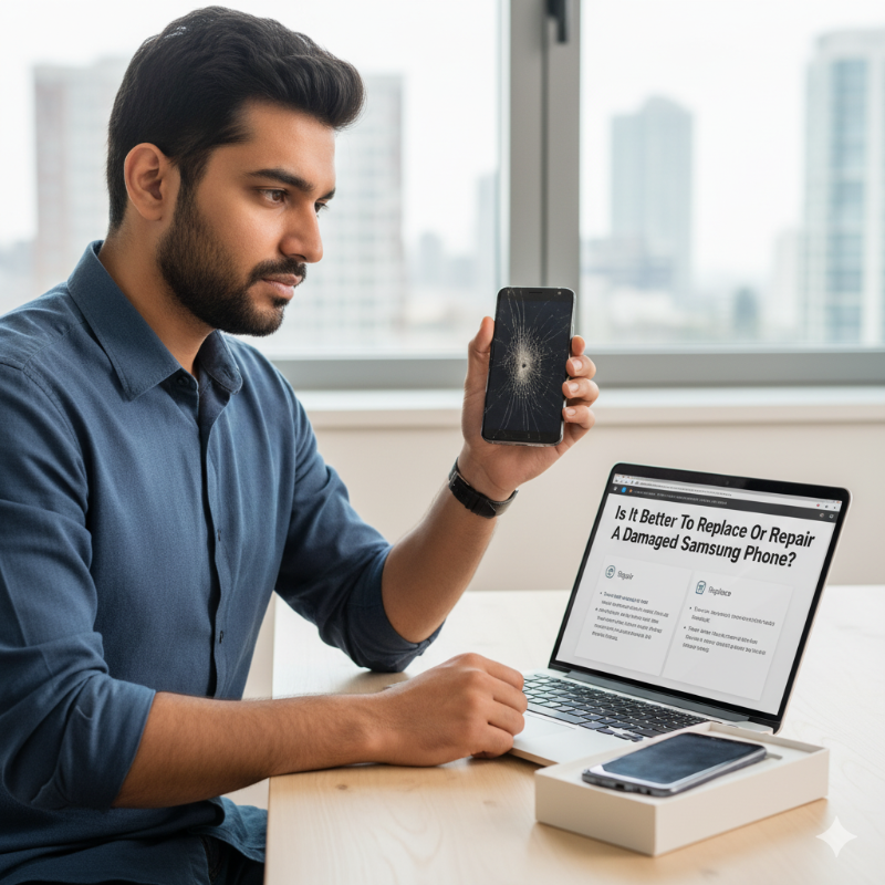 Is It Better To Replace Or Repair A Damaged Samsung Phone?