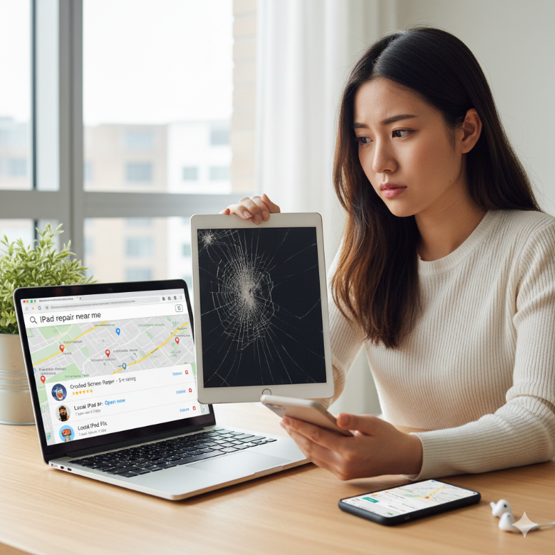 iPad repair near me? How to get a cracked iPad screen fixed?