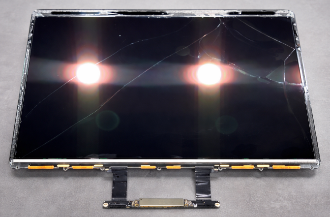 Broken MacBook screen