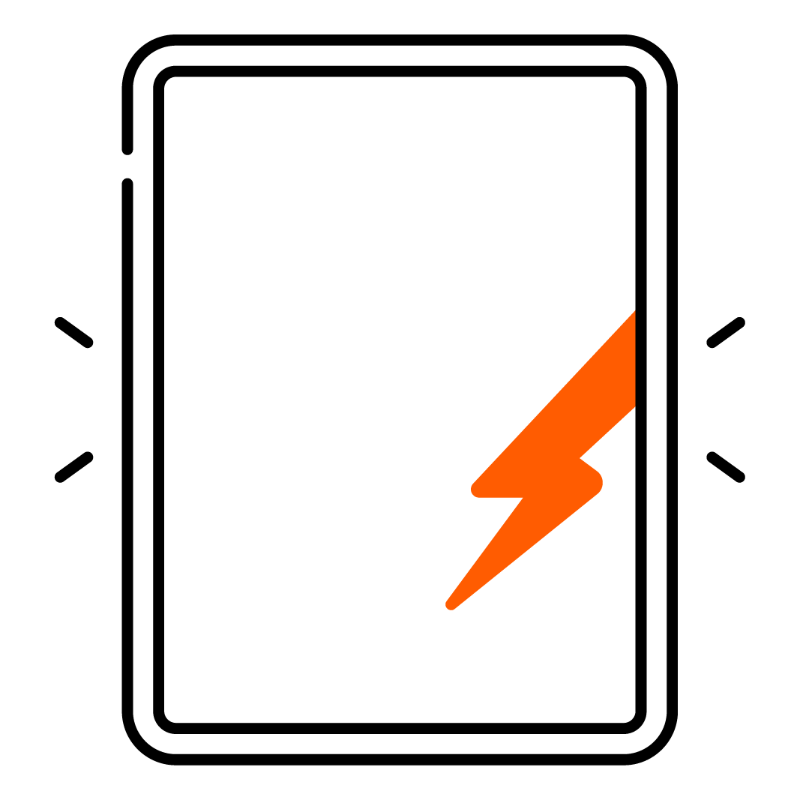 iPad Cracked Front Glass Repair - (LCD must work)